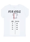 Kız Erkek Çocuk Düz Kısa Kollu T-shirt - Çocuk Giyim