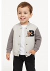 Unısex Kombinli Gri Kolej Ceketi - Kız Erkek Çocuk Giyim