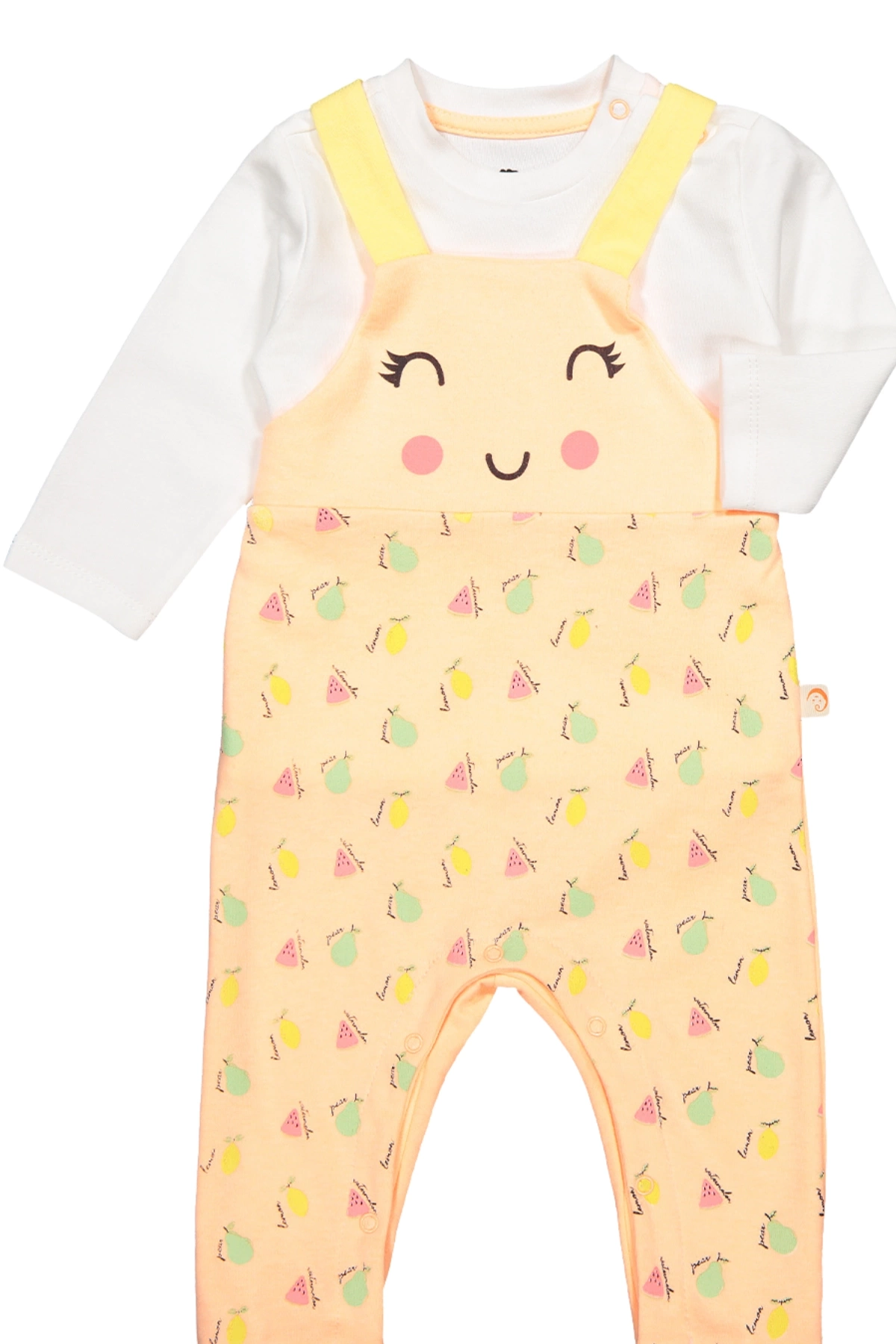 Kız Bebek Sevimli Tulum Badi 2li Set - Bebek Giyim
