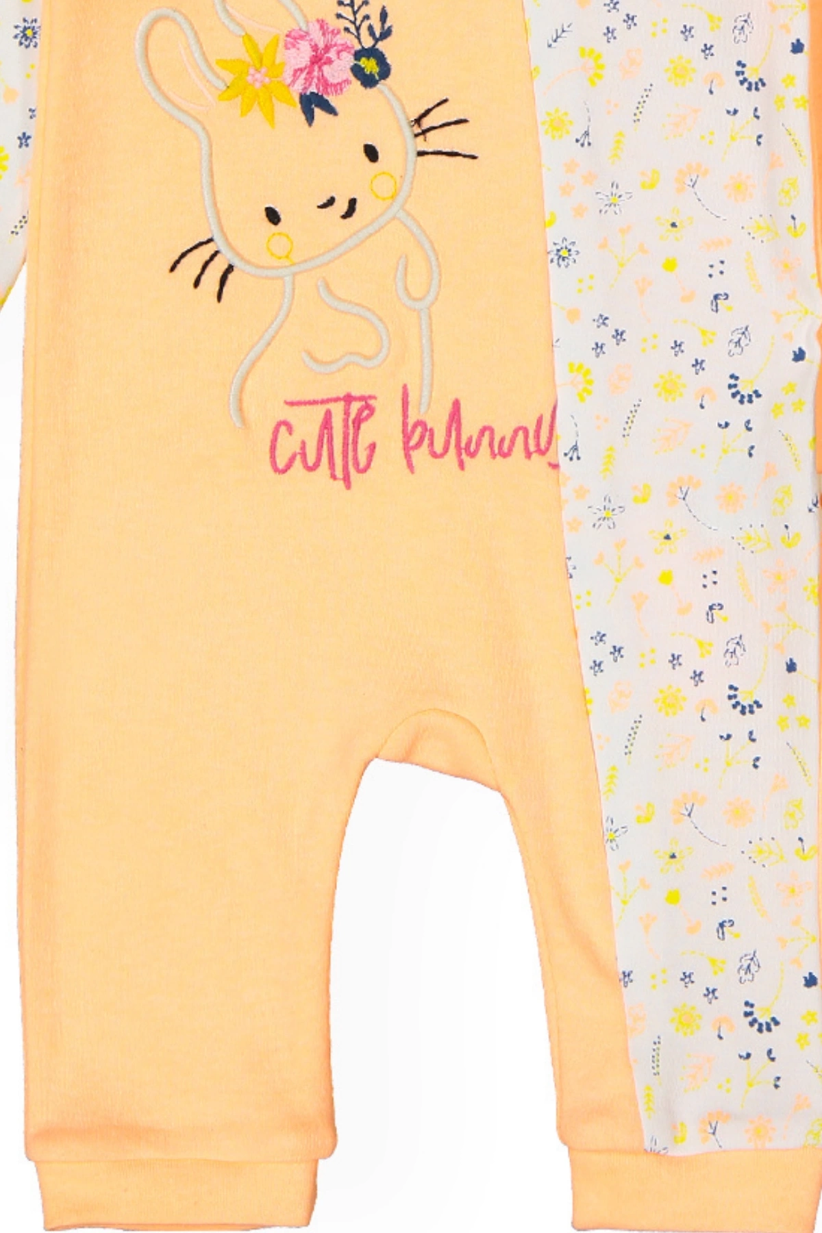 Kız Bebek Tulum Şapkalı 2li Set - Bebek Giyim