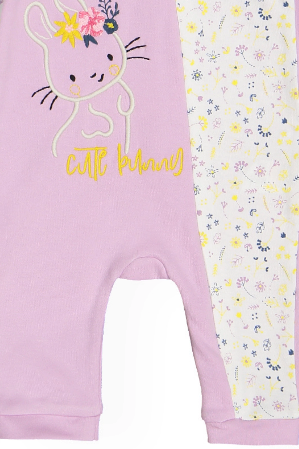 Kız Bebek Tulum Şapkalı 2li Set - Bebek Giyim