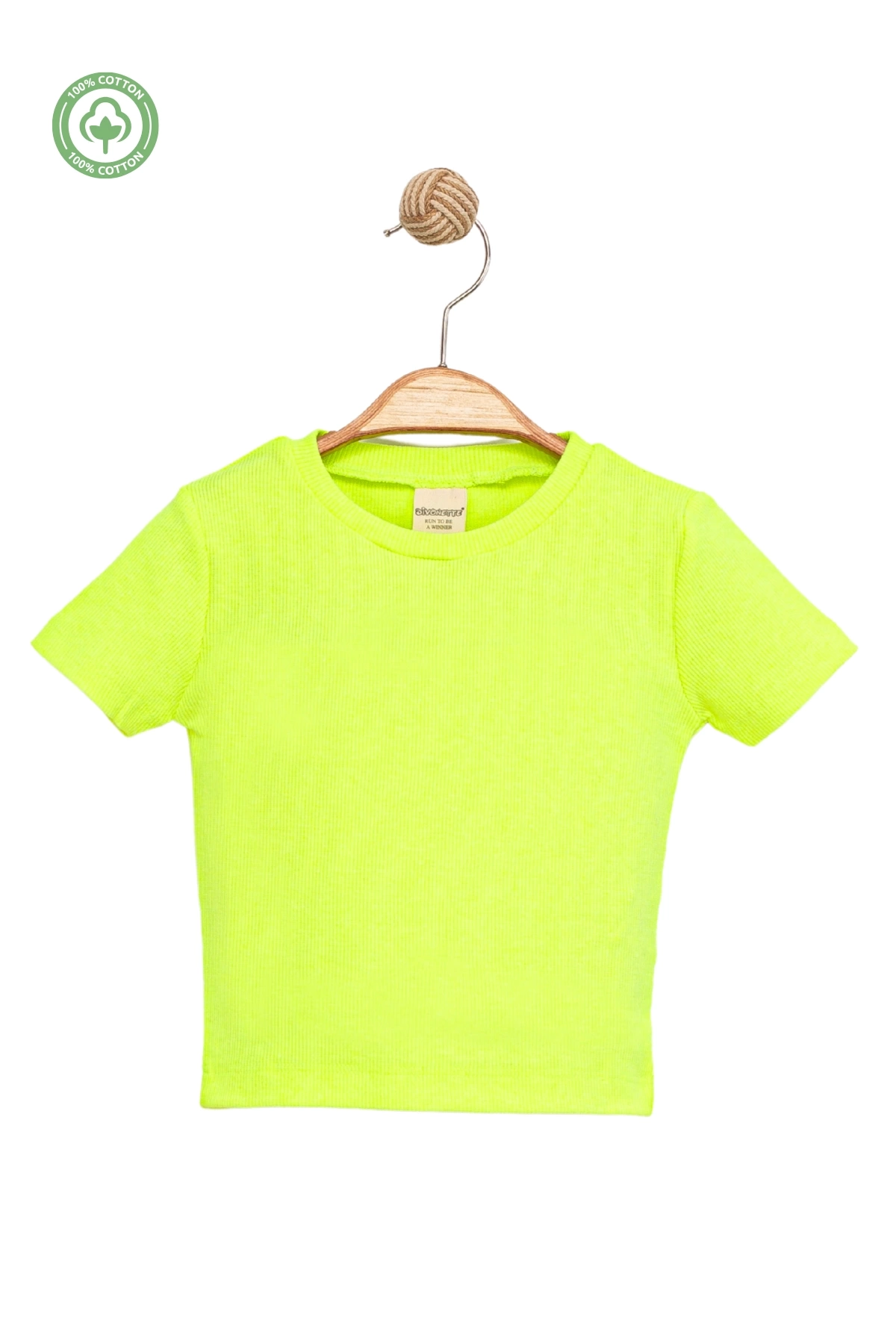 Kız Çocuk Kaşkorse Kısa Kollu T-shirt -Çocuk Giyim