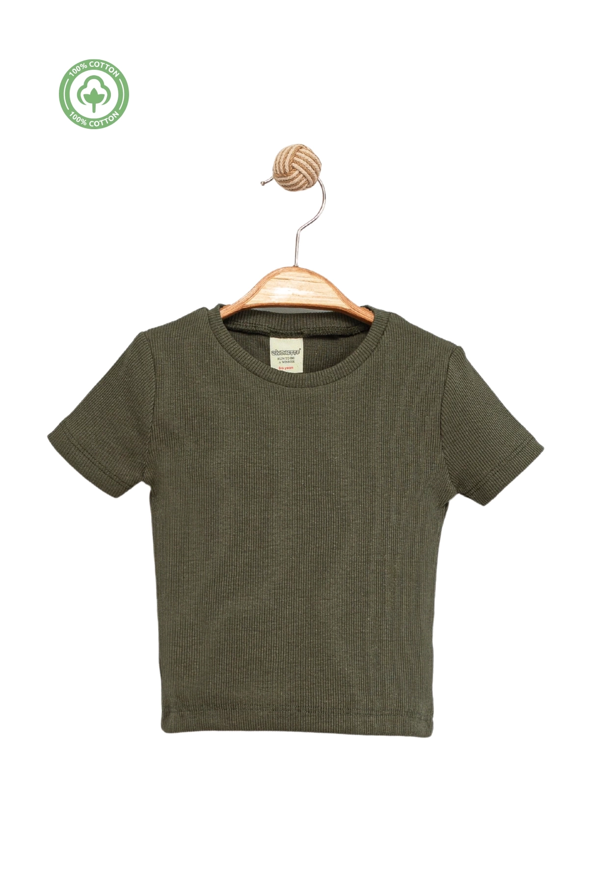 Kız Çocuk Kaşkorse Kısa Kollu T-shirt -Çocuk Giyim
