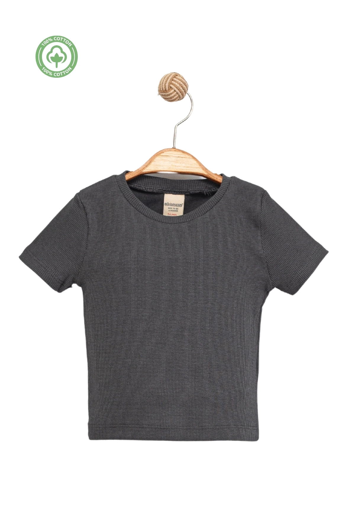 Kız Çocuk Kaşkorse Kısa Kollu T-shirt -Çocuk Giyim