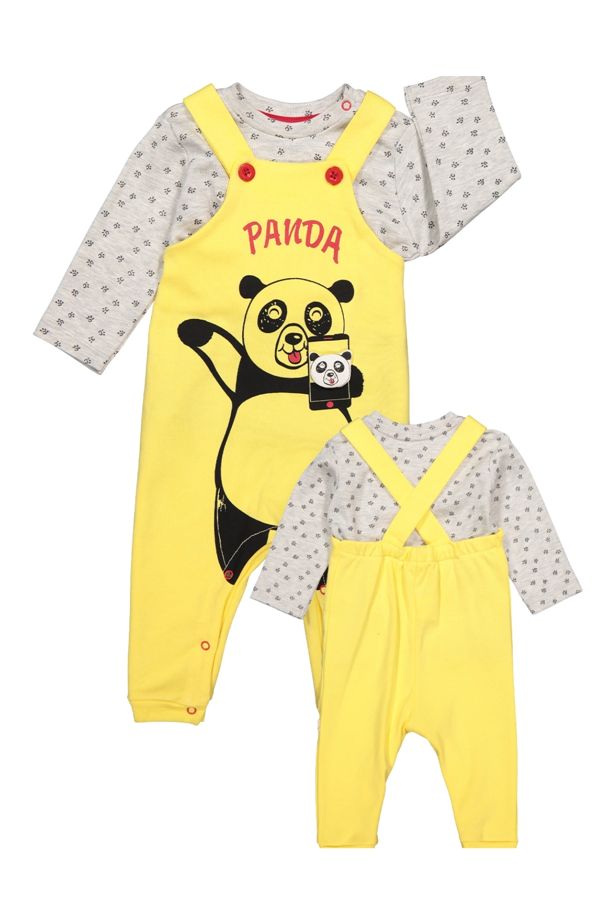 Kız Erkek Bebek Tulum 2li Set - Bebek Giyim