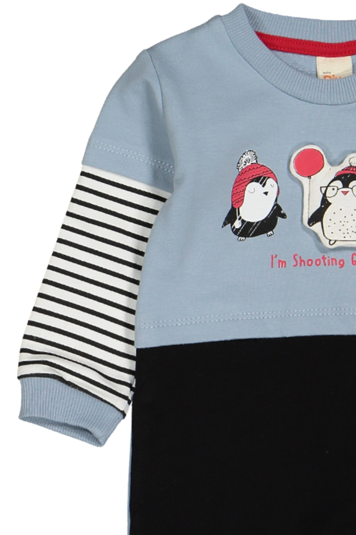 Kız Erkek Bebek Tulum Şapkalı 2li Set - Bebek Giyim