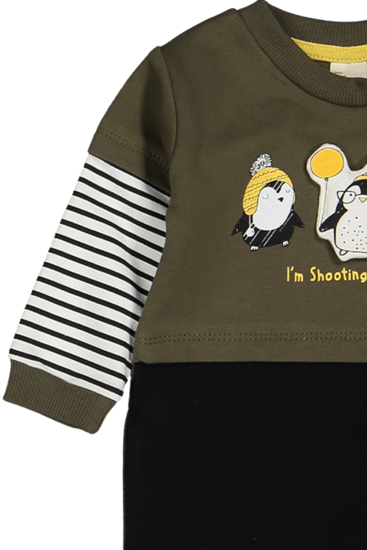Kız Erkek Bebek Tulum Şapkalı 2li Set - Bebek Giyim