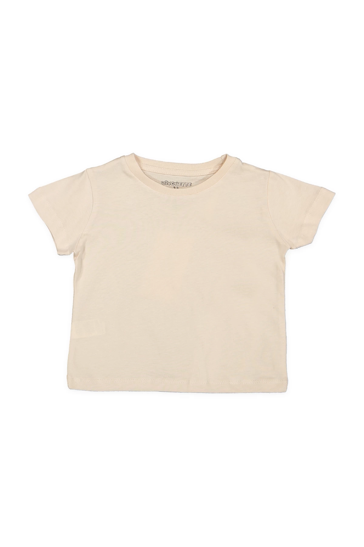 Kız Erkek Çocuk 4lü Set Düz Kısa Kollu T-shirt - Çocuk Giyim