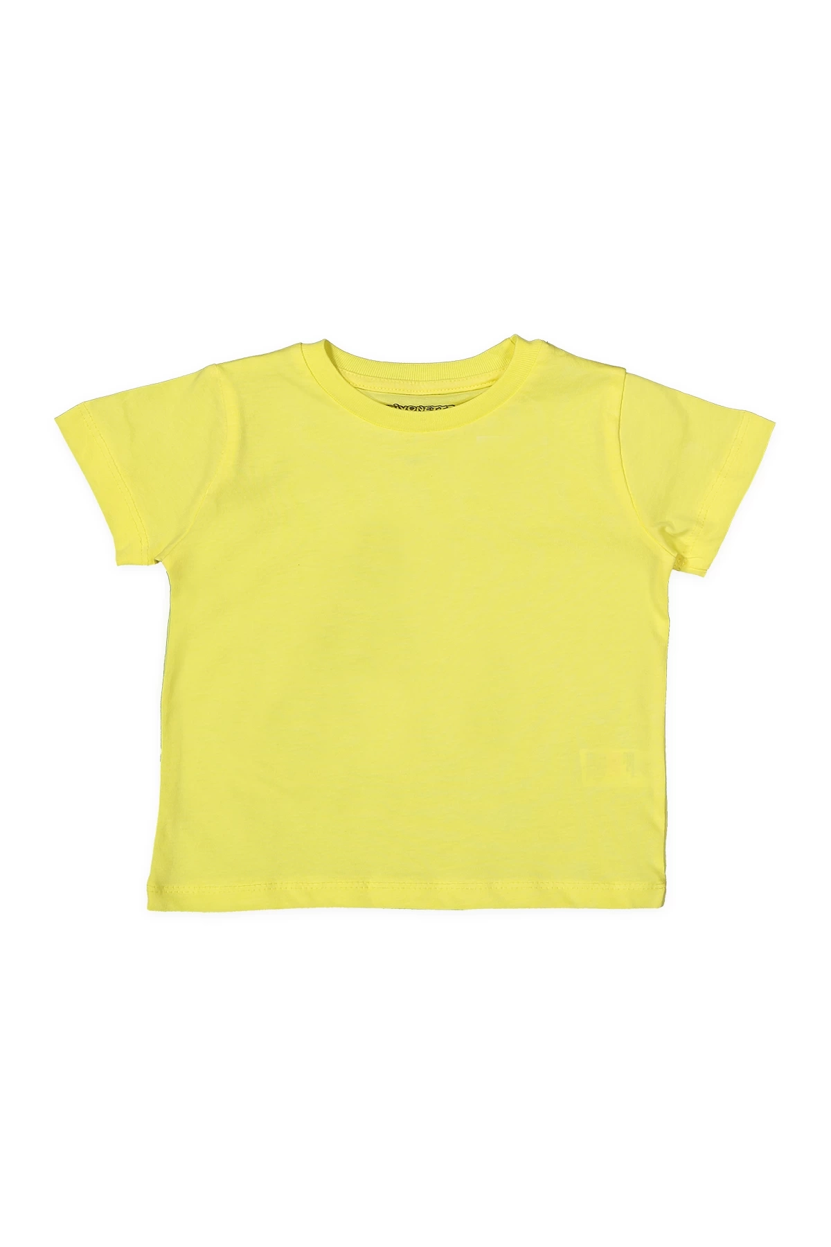 Kız Erkek Çocuk 4lü Set Düz Kısa Kollu T-shirt - Çocuk Giyim