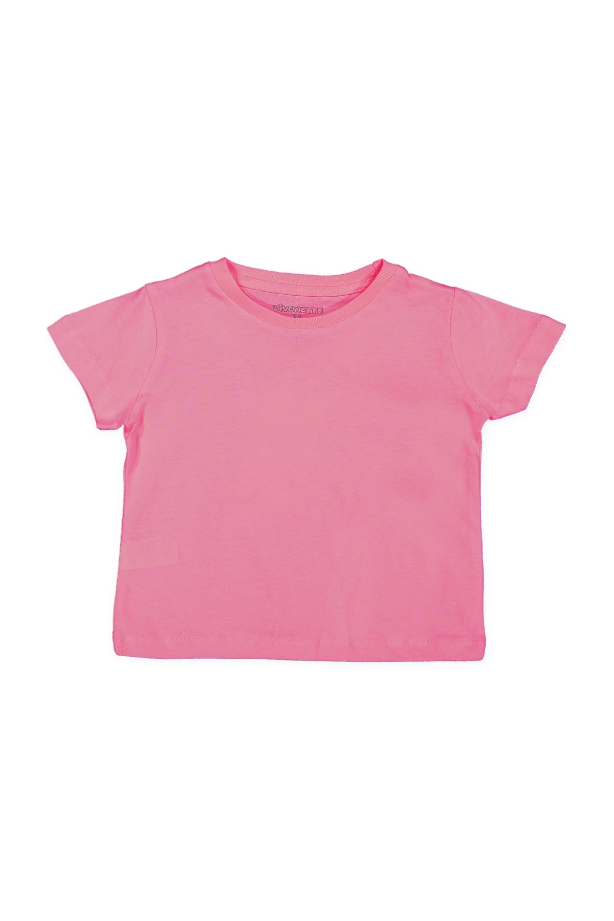 Kız Erkek Çocuk 4lü Set Düz Kısa Kollu T-shirt - Çocuk Giyim
