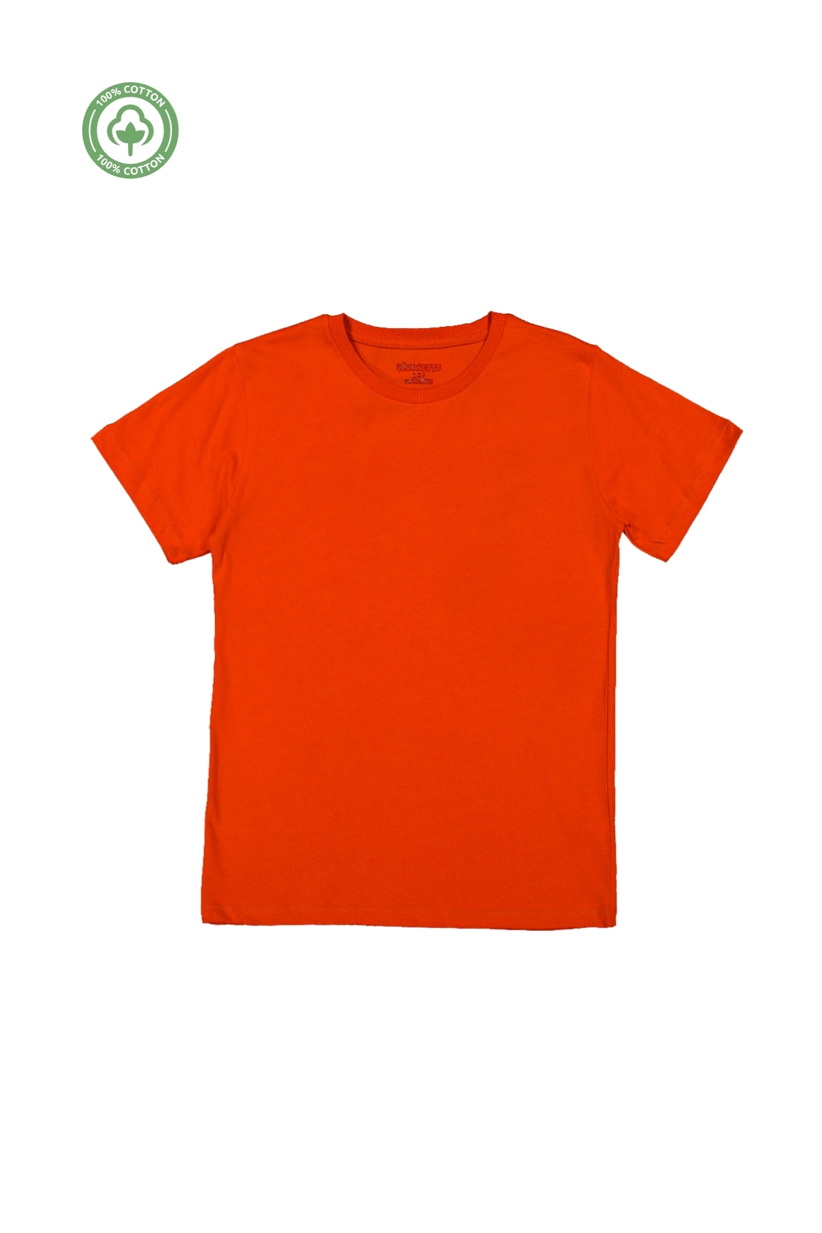 Kız Erkek Unisex Çocuk 4lü Set Düz Kısa Kollu T-shirt - Çocuk Giyim