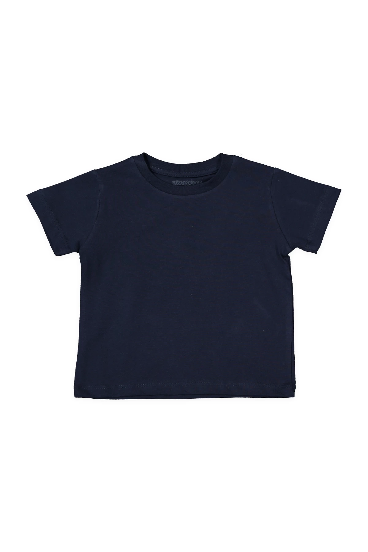 Kız Erkek Çocuk 4lü Set Düz Kısa Kollu T-shirt - Çocuk Giyim
