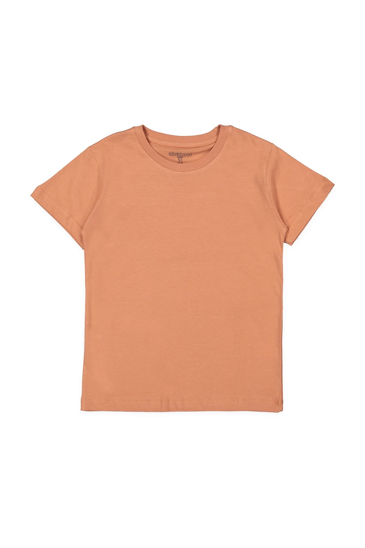Kız Erkek Çocuk 6lı Set Düz Kısa Kollu T-shirt - Çocuk Giyim