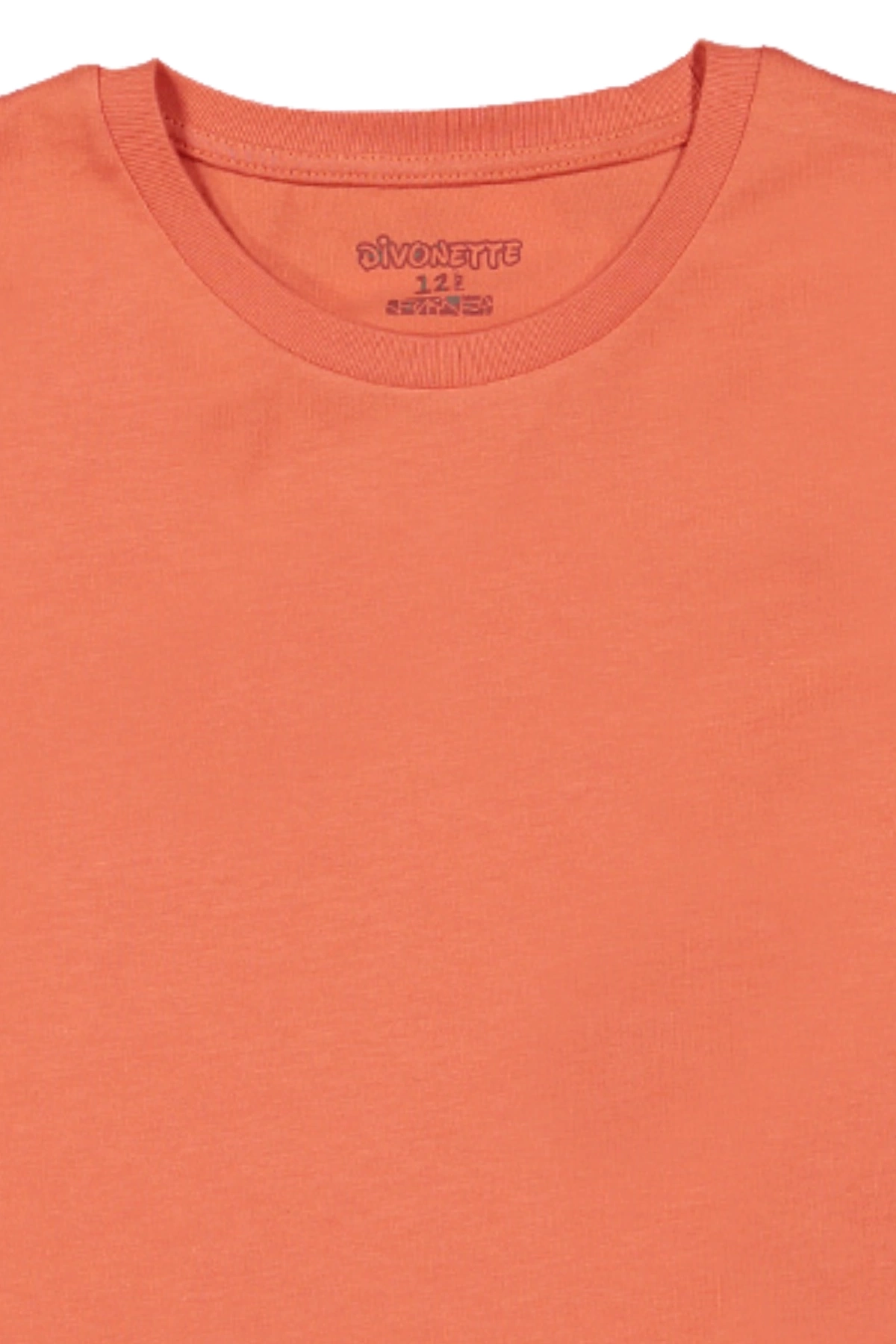 Kız Erkek Çocuk Düz Kısa Kollu T-shirt - Çocuk Giyim