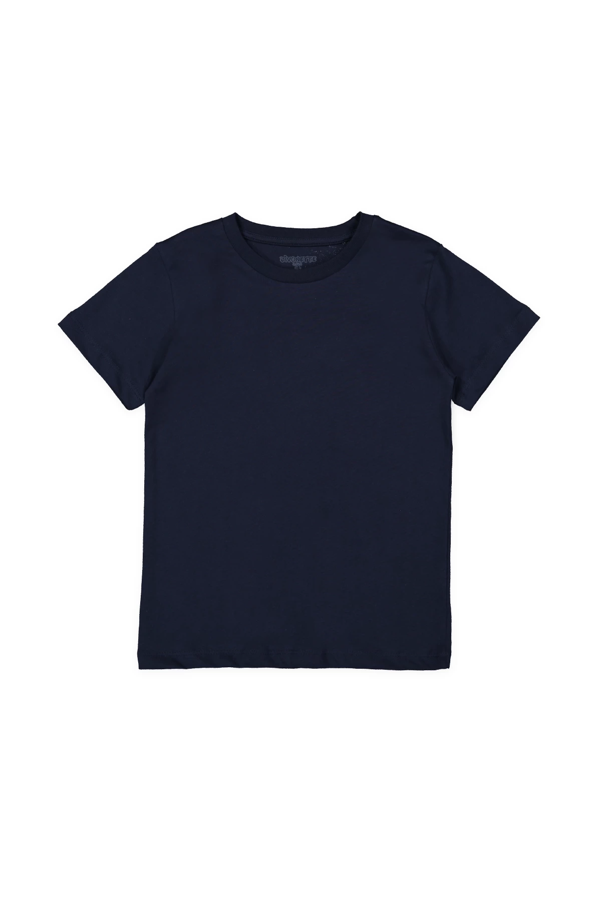 Kız Erkek Çocuk 6lı Set Düz Kısa Kollu T-shirt - Çocuk Giyim