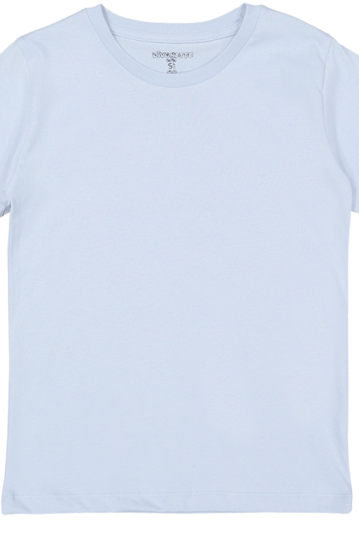Kız Erkek Çocuk Düz Kısa Kollu T-shirt - Çocuk Giyim