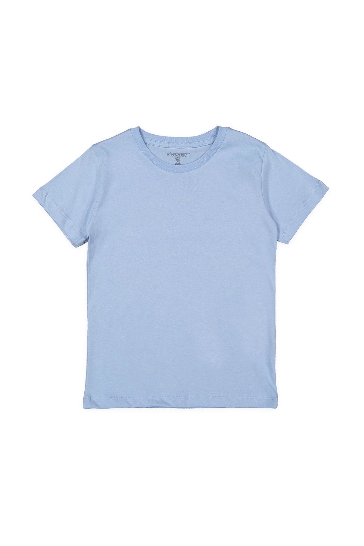 Kız Erkek Çocuk 6lı Set Düz Kısa Kollu T-shirt - Çocuk Giyim