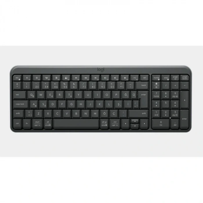 LOGITECH K250 TAM BOYUTLU KOMPAKT BLUETOOTH TÜRKÇE Q KLAVYE GRİ 920-013460