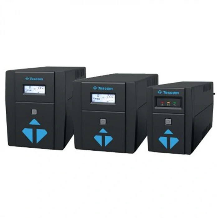 TESCOM LEOAP 1000VA 1F/1F (2X7AH) 5/10DK LCD LINE INTERAKTIF UPS