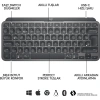 LOGITECH MX KEYS MINI MINIMALIST KABLOSUZ BLUETOOTH AYDINLATMALI Q TR KLAVYE SİYAH 920-010504