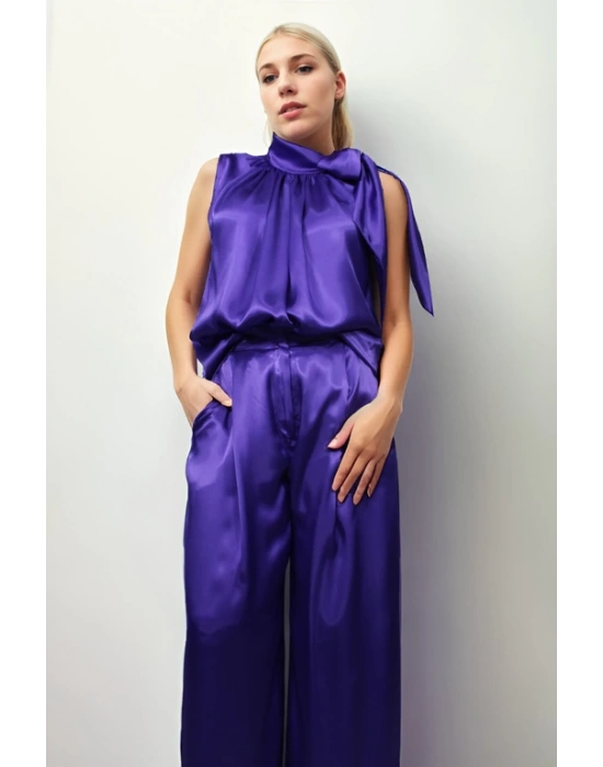 İpek Saten Pantolon