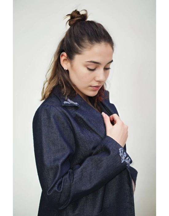 Koton Denim Klasik Kot Ceket