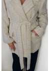 Pamuk İplik ve Yün Karışımlı Palto