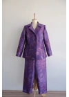 Jakarlı Lavanta Serisi Mor İkili Takım Standart Beden