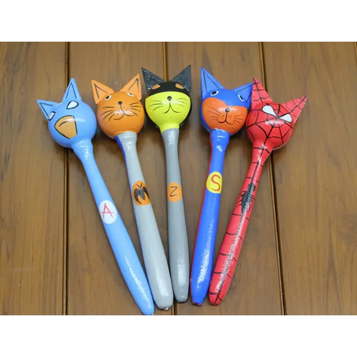 Ahşap 5li Marakas Seti Model 1