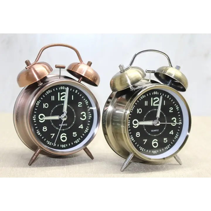 Antik Metal Çalar Saat Model 1