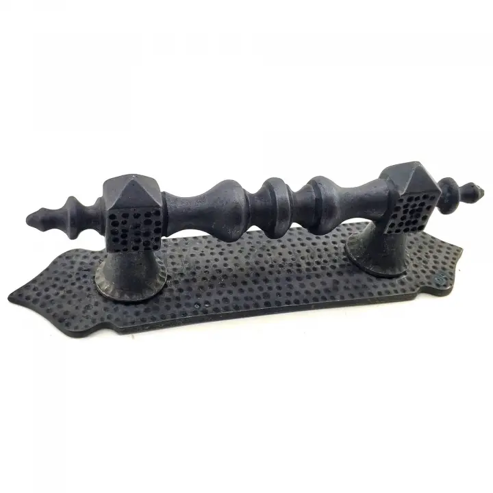 Antika Tarz Dekoratif Pirinç Ağır Kapı Çekme Kolu - 280x65 Mm, Oksit