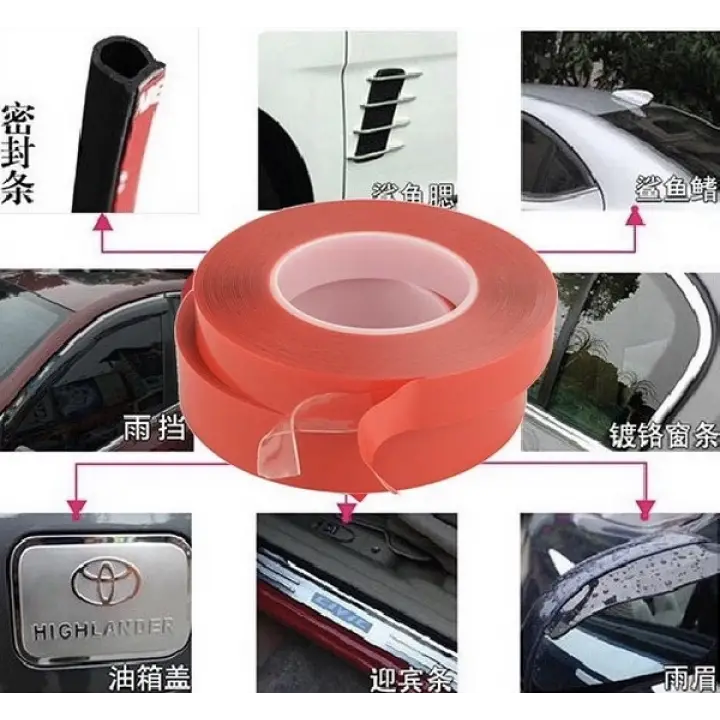 Çift Taraflı Nano Teknolojili Süper Güçlü Bant 2 Metre