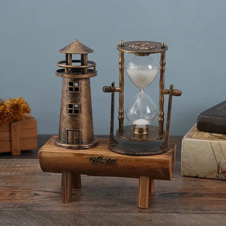 Dekoratif Deniz Feneri Kum Saati