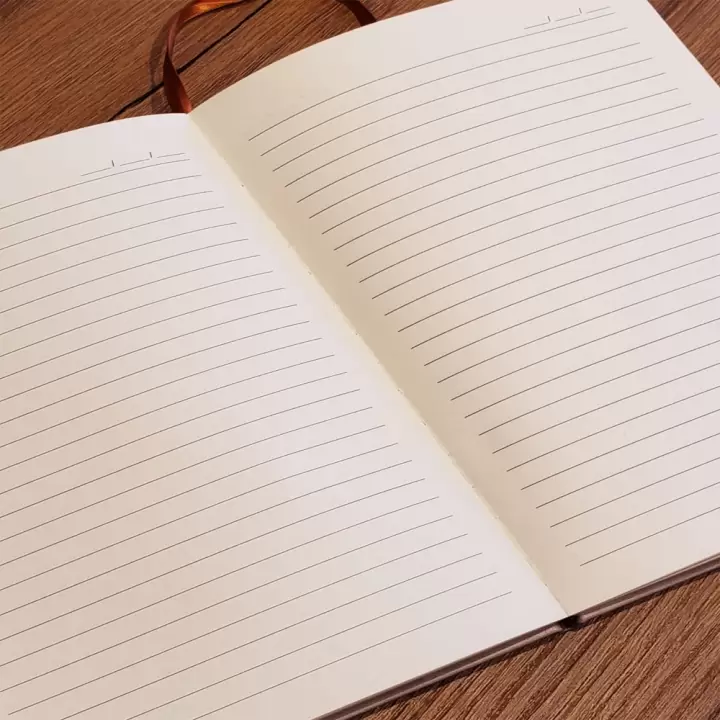Desenli Deri Defter