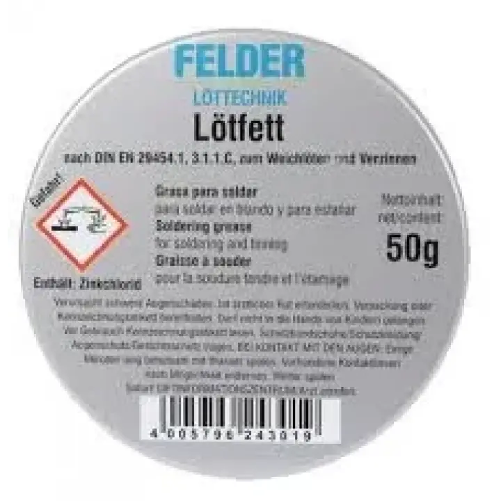 Felder Lötfett Lehim Pastası 50 Gr