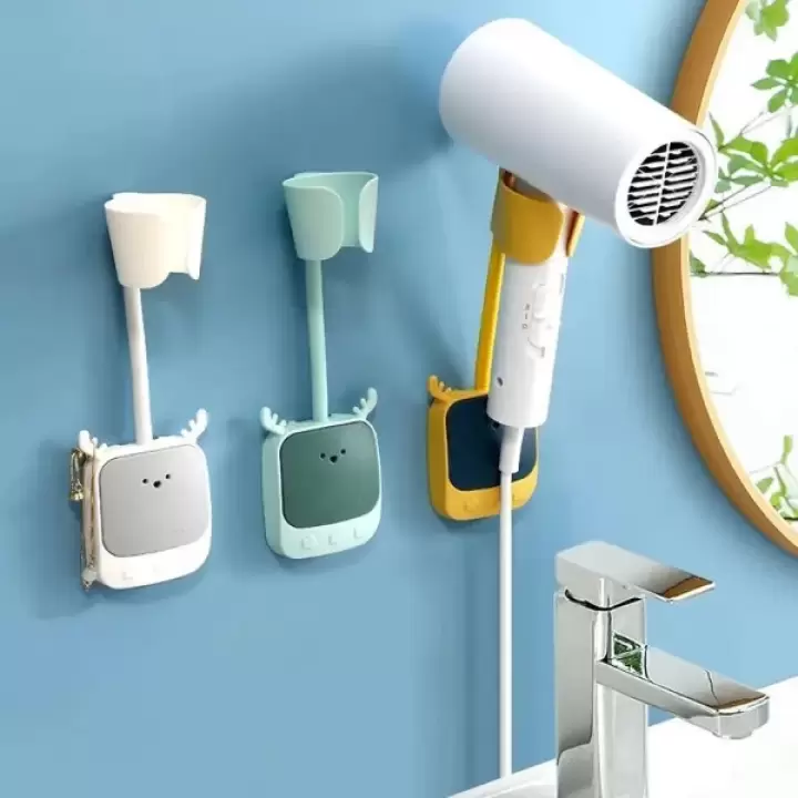 Geyik Figürlü Fön Makinesi Askı Aparatı