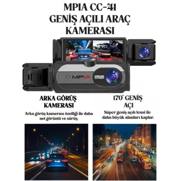 MPIA CC-41 170° Geniş Açılı Araç Kamerası