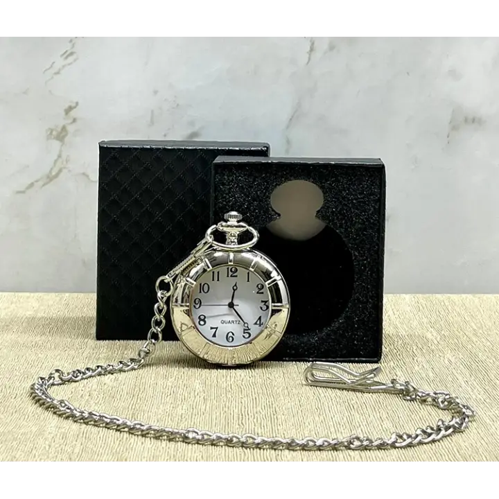 Özel Kutulu Gümüş Köstekli Saat