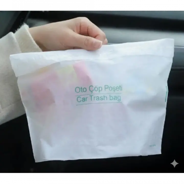 Pratik Su Geçirmez Oto Araba Çöp Poşeti 20 Adet