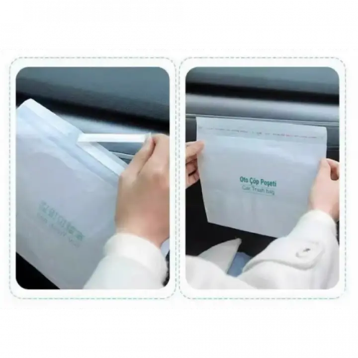 Pratik Su Geçirmez Oto Araba Çöp Poşeti 20 Adet