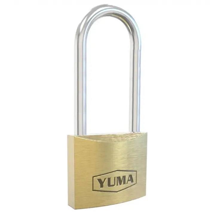 Türk Malı Pirinç Uzun Kancalı Asma Kilit 60 Mm