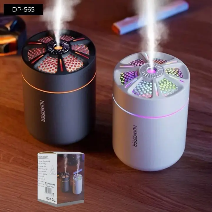 Yuvarlak Petek Tasarımlı Rgb Buhar Makinesi