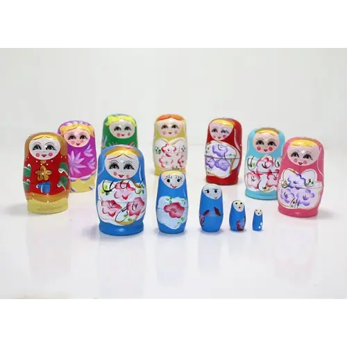 5li Ahşap Matruşka Alk1204