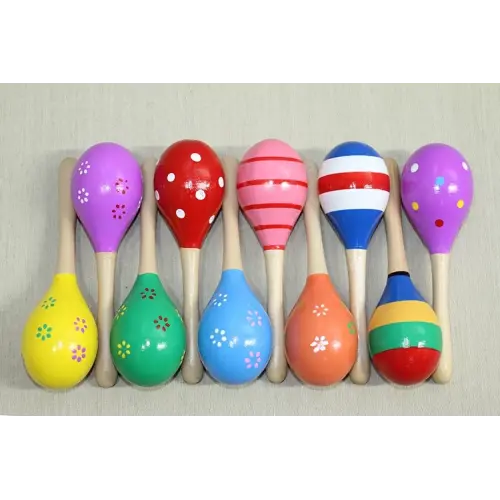 Ahşap Yumurta Marakas Alk1215