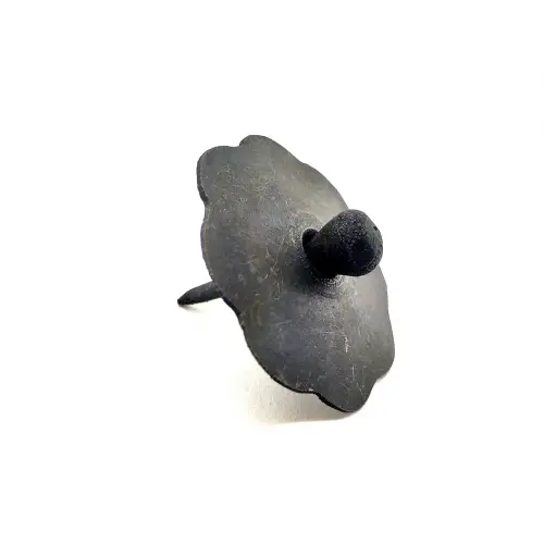 Antika Tarz Dekoratif Pirinç Düğmeli Kabara - 40 Mm, Oksit