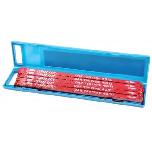 Dar Demir Testere Ağzı Çift Taraflı - 100 Adet