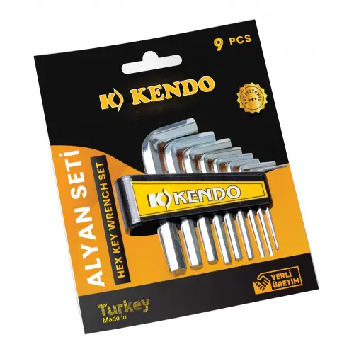 Kendo Allen Anahtar Seti Alyan Anahtar 9 Parça