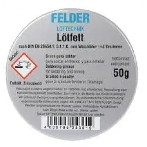 Felder Lötfett Lehim Pastası 50 Gr