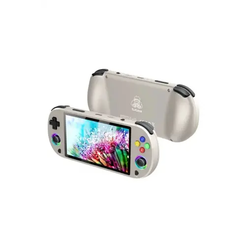 M22 Pro Retro Oyun Konsolu 5.0 ’’ıps Ekran Dahili 20000+ Oyun Emülatörleri Rgb Led Joystick