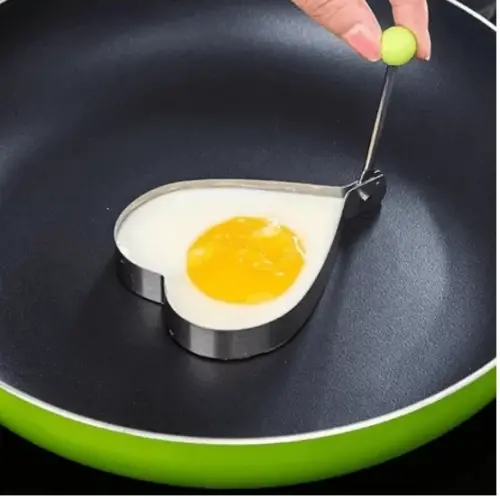 Metal Kalp Omlet Krep Kalıbı